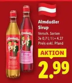Lidl Almdudler Sirup Angebot