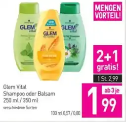 Sutterlüty Glem Vital Shampoo oder Balsam Angebot