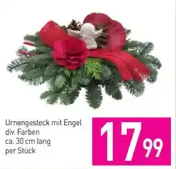 Sutterlüty Urnengesteck mit Engel Angebot