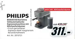 Media Markt BaristiVollautomatische- Espressomaschine mit Milchaufschäumer Angebot