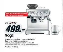 Media Markt Barista Express Edelstahl Espresso Siebträgerautomat Angebot
