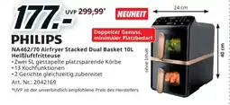 Media Markt Airfryer Stacked Dual Basket Heißluftfritteuse Angebot