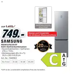 Media Markt Kühl-/Gefrierkombination Angebot