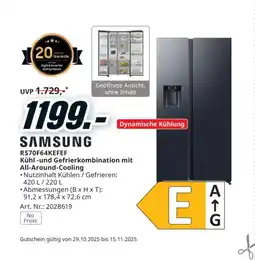 Media Markt Kühl- und Gefrierkombination Angebot