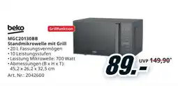 Media Markt Standmikrowelle mit Grill Angebot