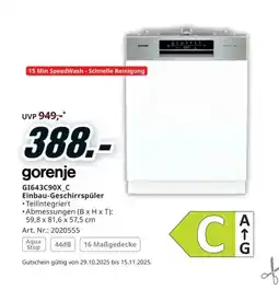 Media Markt Einbau-Geschirrspüler Angebot