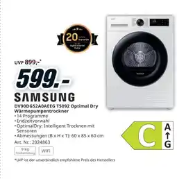 Media Markt Optimal Dry Wärmepumpentrockner Angebot