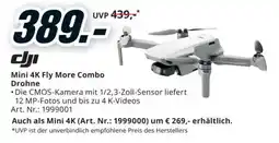 Media Markt Mini 4K Fly More Combo Drohne Angebot