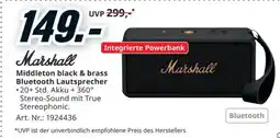 Media Markt Middleton black & brass Bluetooth Lautsprecher Angebot