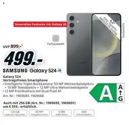 Media Markt Galaxy S24 Vertragsfreies Smartphone Angebot