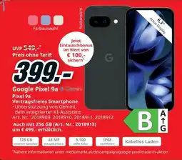 Media Markt Google Pixel 9a Angebot