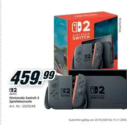 Media Markt Nintendo Switch 2 Spielekonsole Angebot