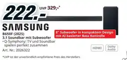Media Markt Samsung 3.1 Soundbar mit Subwoofer Angebot
