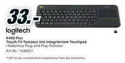 Media Markt K400 Plus Touch-TV-Tastatur mit integriertem Touchpad Angebot