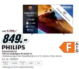 Media Markt Philips 139 cm Ambilight 4K OLED TV Angebot