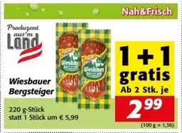 Nah&Frisch Wiesbauer Bergsteiger Angebot