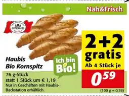 Nah&Frisch Haubis Bio Kornspitz Angebot