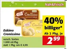 Nah&Frisch Eskimo Cremissimo Angebot