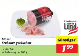 Nah&Frisch Moser Krakauer geräuchert Angebot