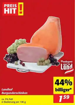 Nah&Frisch Landhof Burgunderschinken Angebot