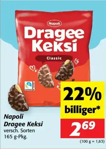 Nah&Frisch Napoli Dragee Keksi Angebot