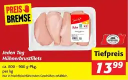 Nah&Frisch Jeden Tag Hühnerbrustfilets Angebot