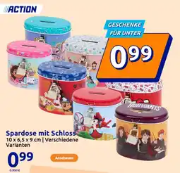 Action Spardose mit Schloss Angebot