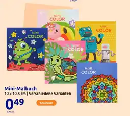 Action Mini-Malbuch Angebot