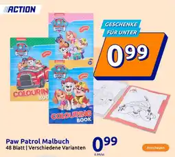 Action Paw Patrol Malbuch Angebot