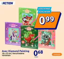 Action Avec Diamond Painting Angebot