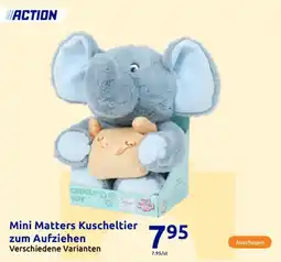 Action Mini Matters Kuscheltier zum Aufziehen Angebot