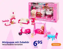 Action Minipuppe mit Zubehör Angebot