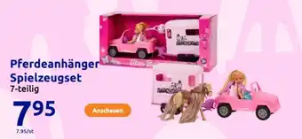 Action Pferdeanhänger Spielzeugset Angebot