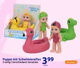 Action Puppe mit Schwimmreifen Angebot