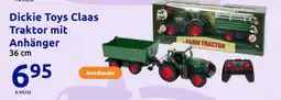 Action Dickie Toys Claas Traktor mit Anhänger Angebot