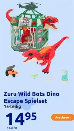 Action Zuru Wild Bots Dino Escape Spielset Angebot