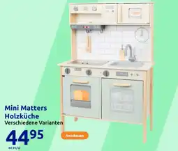 Action Mini Matters Holzküche Angebot