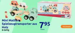 Action Mini Matters Spielzeugtransporter aus Holz Angebot