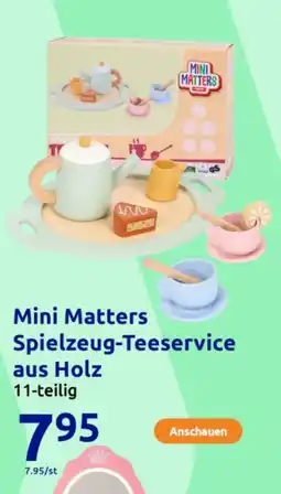 Action Mini Matters Spielzeug-Teeservice aus Holz Angebot