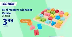 Action Mini Matters Alphabet- Puzzle Angebot