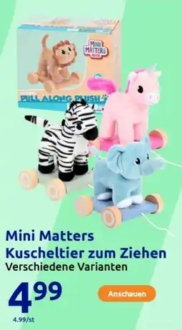 Action Mini Matters Kuscheltier zum Ziehen Angebot