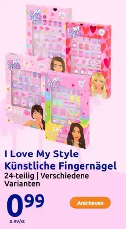 Action I Love My Style Künstliche Fingernägel Angebot