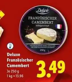 Lidl Deluxe Französischer Camembert Angebot