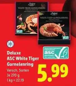Deluxe ASC White Tiger Garnelenring