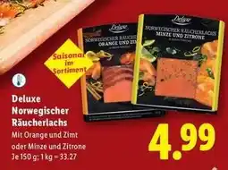 Lidl Deluxe Norwegischer Räucherlachs Angebot