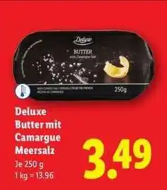 Lidl Deluxe Butter mit Camargue Meersalz Angebot