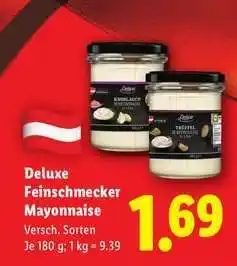 Lidl Deluxe Feinschmecker Mayonnaise Angebot