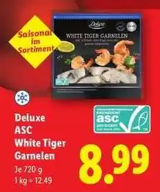 Lidl Deluxe ASC White Tiger Garnelen Angebot