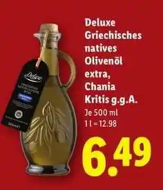 Lidl Deluxe Griechisches natives Olivenöl extra, Chania Kritis g.g.A Angebot