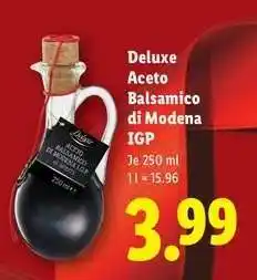 Lidl Deluxe Aceto Balsamico di Modena IGP Angebot